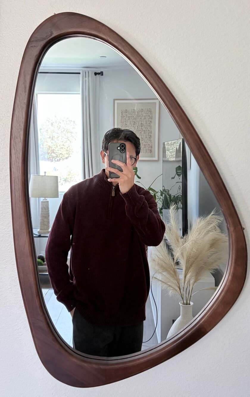 St John's Bay Quarter-Zip Sweater Size XL Burgundy Cotton Knit